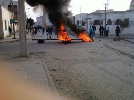 Émeutes à Sidi Bouzid